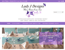 Tablet Screenshot of ladyjdesigns.com